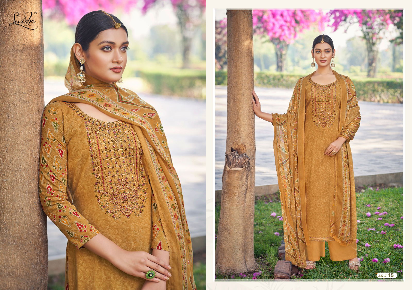 Anamika By Levisha AK-13 To AK-18 Dress Material Catalog